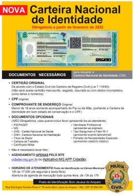 Nova Carteira Nacional de Identidade