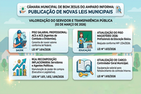Publicação de novas leis de valorização e revisão salarial